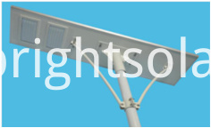 Luz de calle solar todo en uno de 120 vatios 120W All In One Solar Street Light